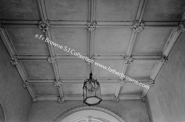 BARMEATH CASTLE ROOF OF ENTRANCE UNDER TOWER